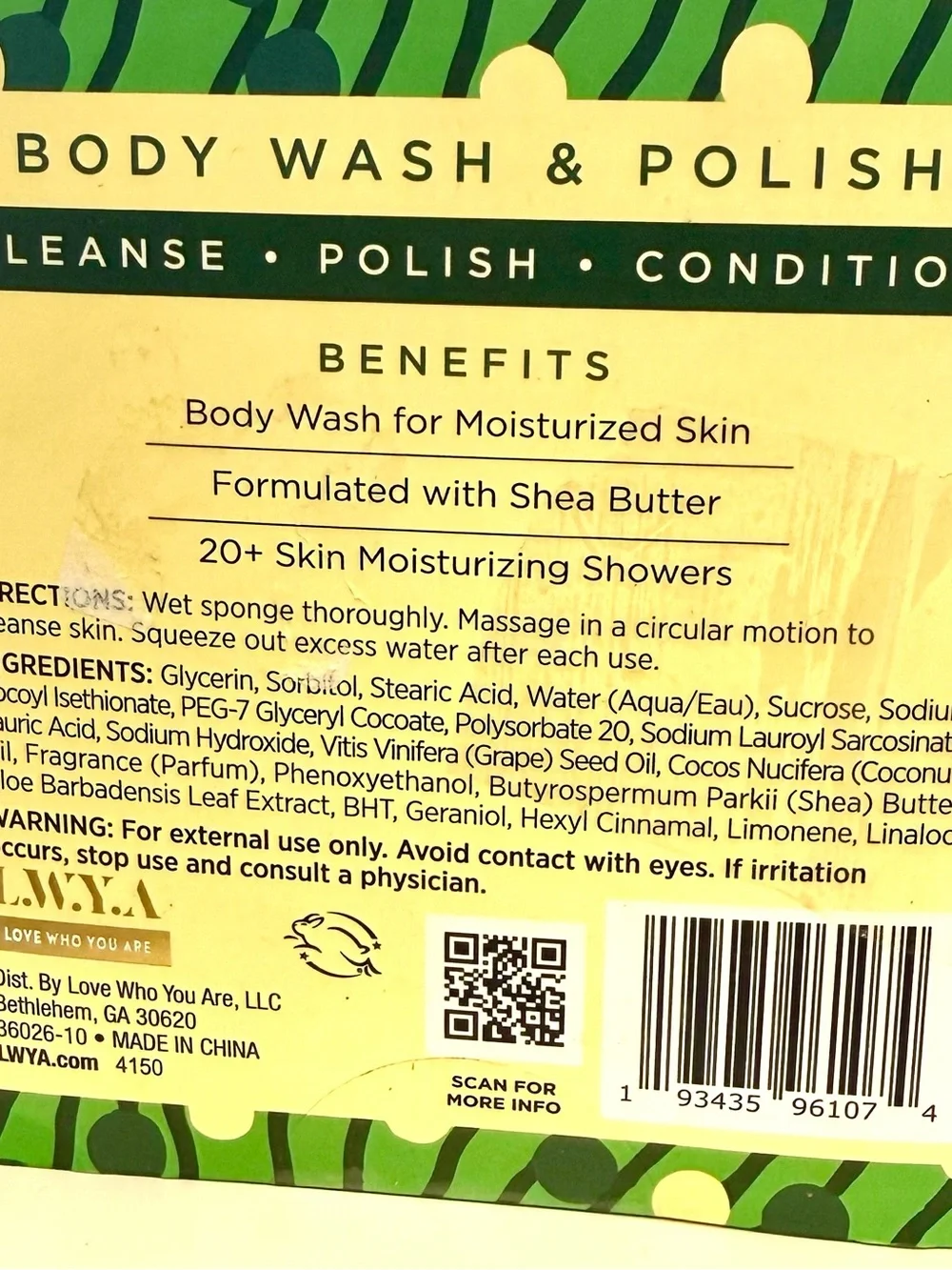 Lemongrass Body Wash & Polish — Lemongrass 🍋